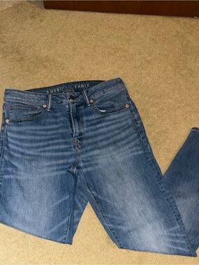 American Eagle Outfitters Men's Blue Denim Jeans